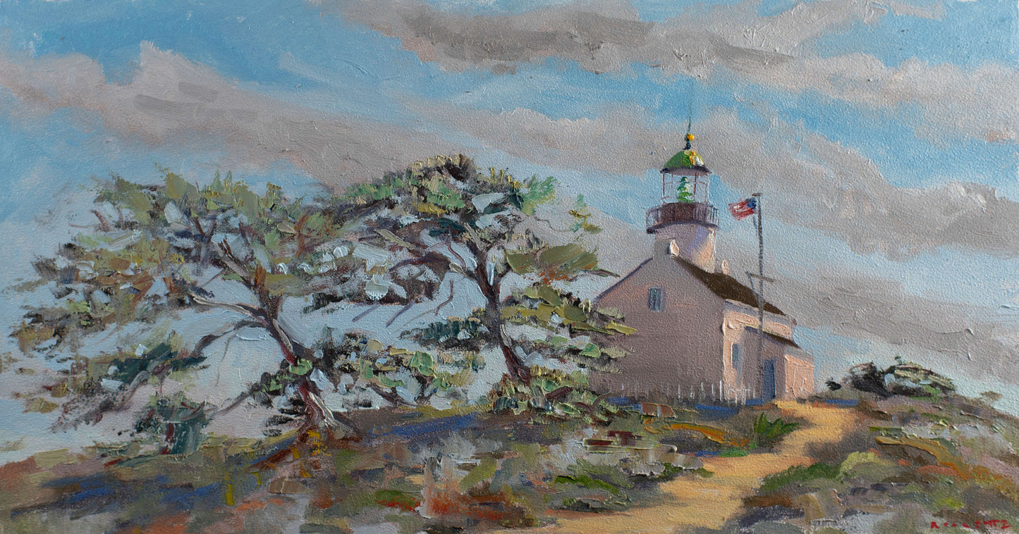 lighthouse at the end of the point