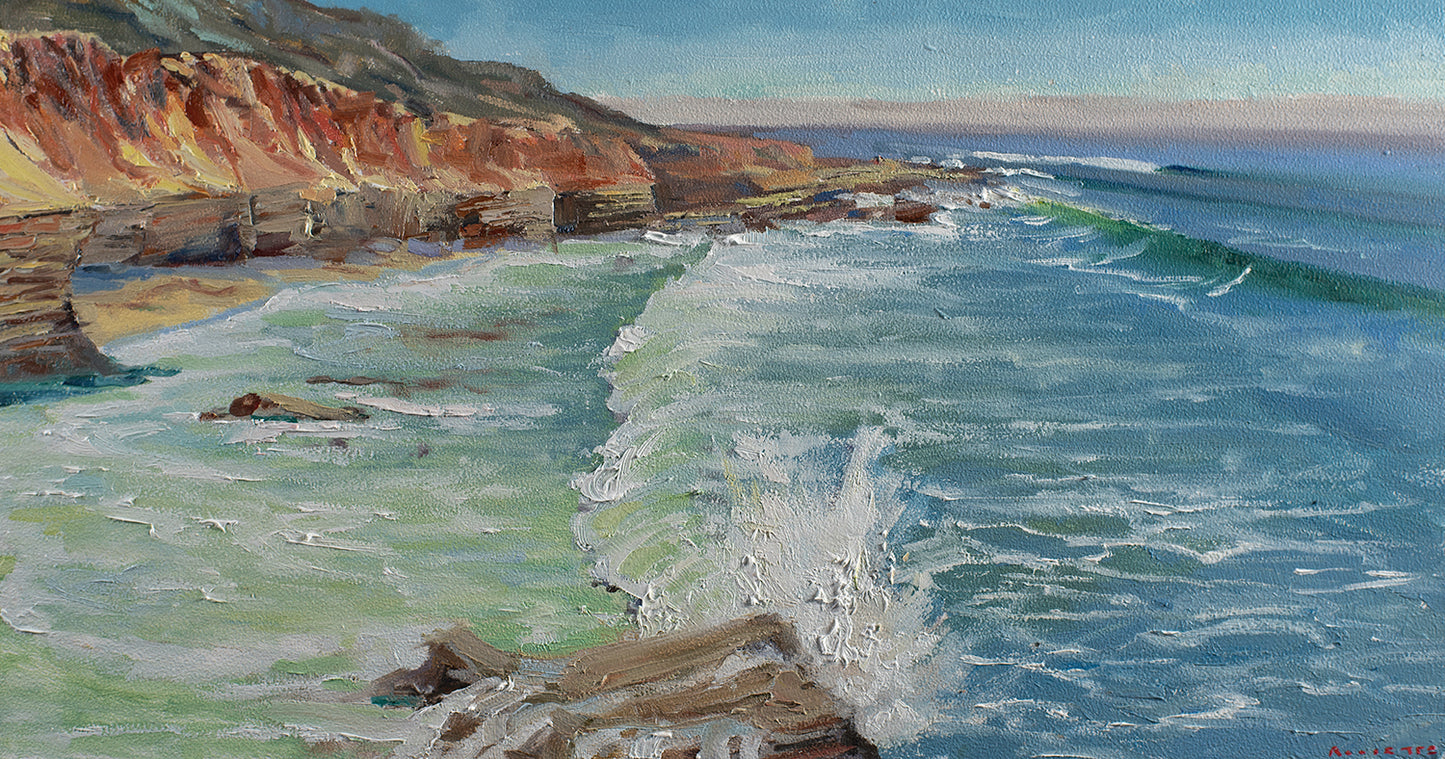 Big wave day at the cliffs