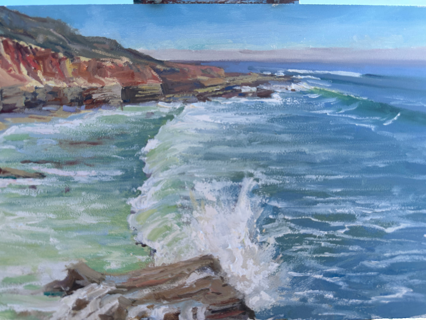 Big wave day at the cliffs
