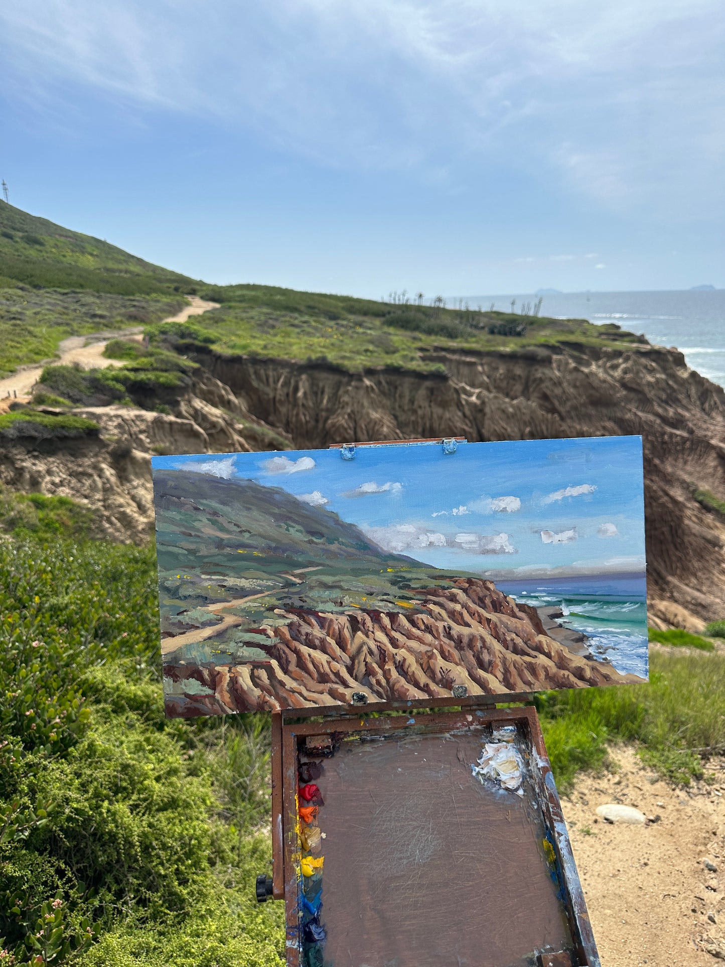 Erosion at the cliffs