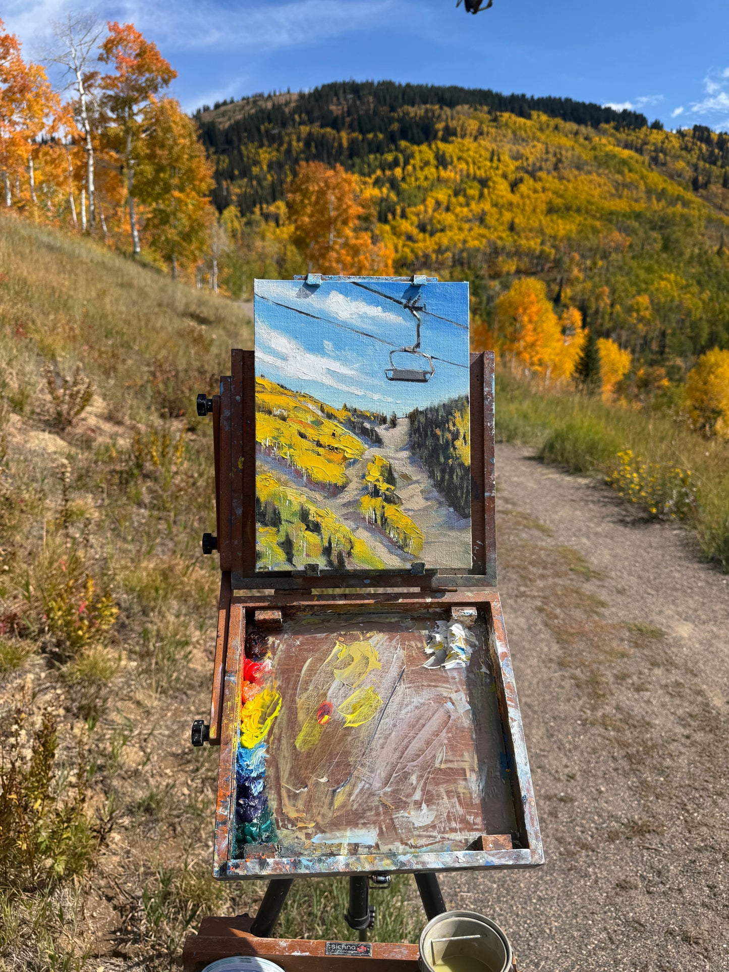 Elkhead lift in the fall