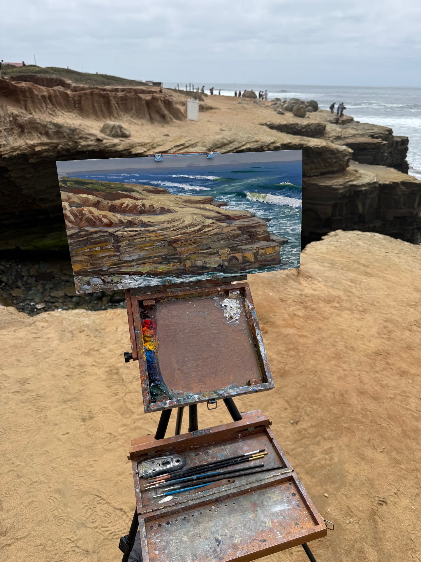 The many layers of Sunset Cliff