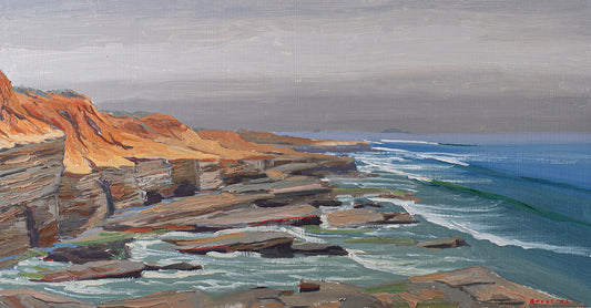Plein Air at Sunset Cliffs California