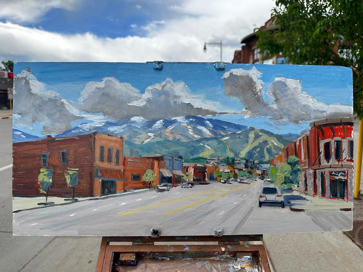 Downtown Steamboat Springs in July