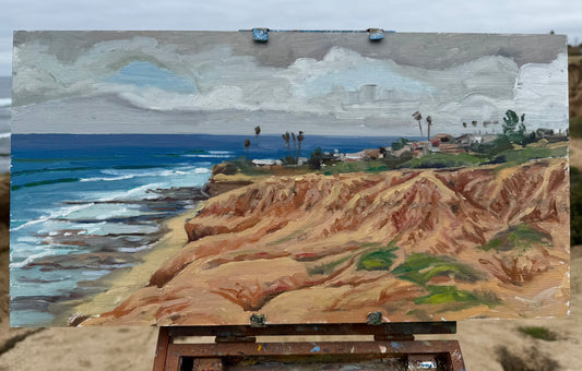 Low tide at sunset cliffs California