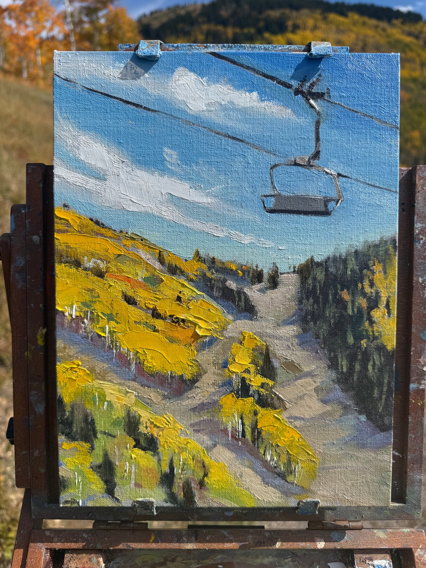 Elkhead lift in the fall