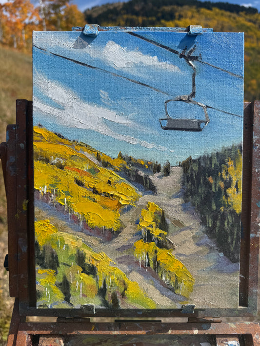 Elkhead lift in the fall