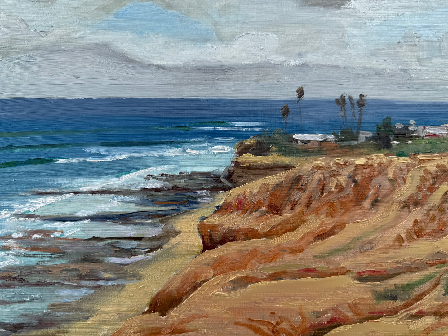 Low tide at sunset cliffs California
