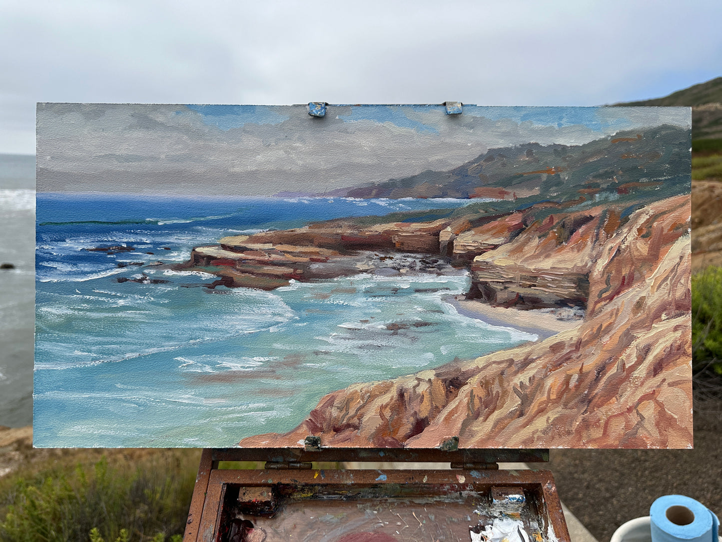 Sunset Cliffs in July
