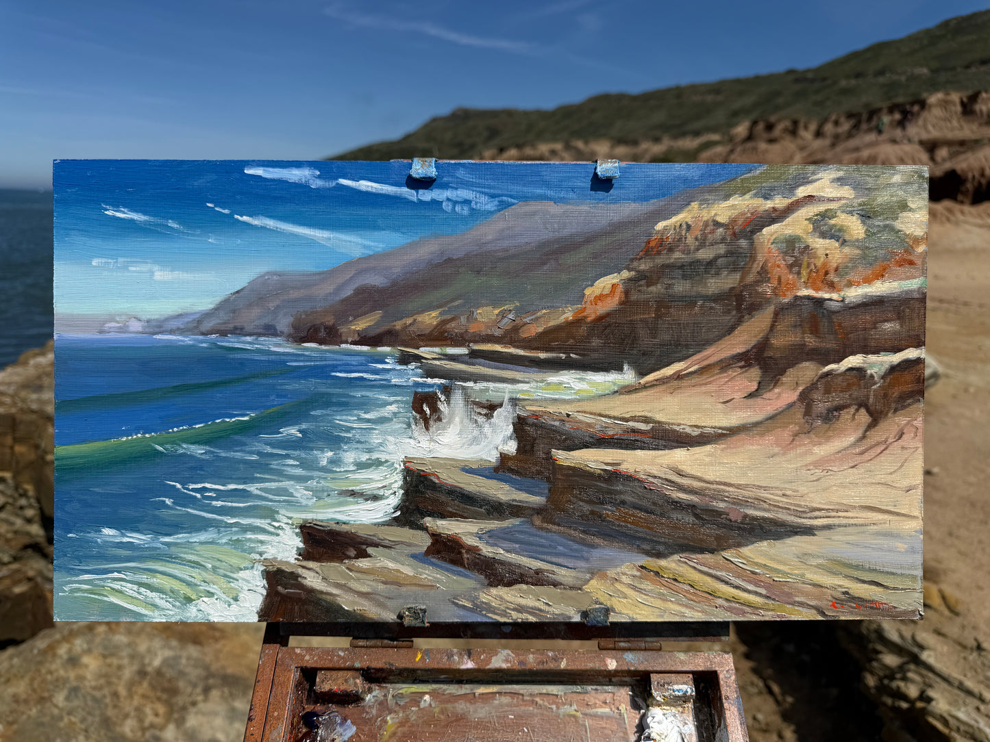 San Diego cliffs in March