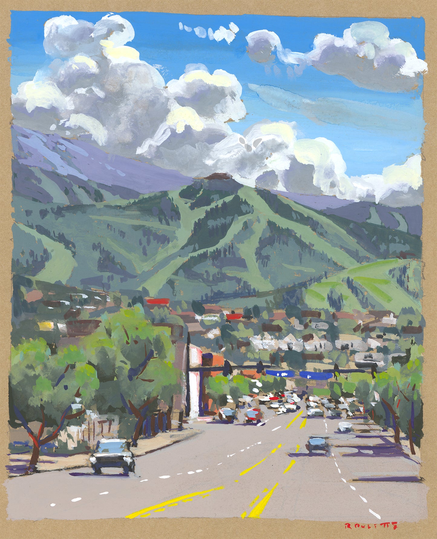 Lincoln ave in summer