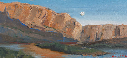 moonrise over the Colorado