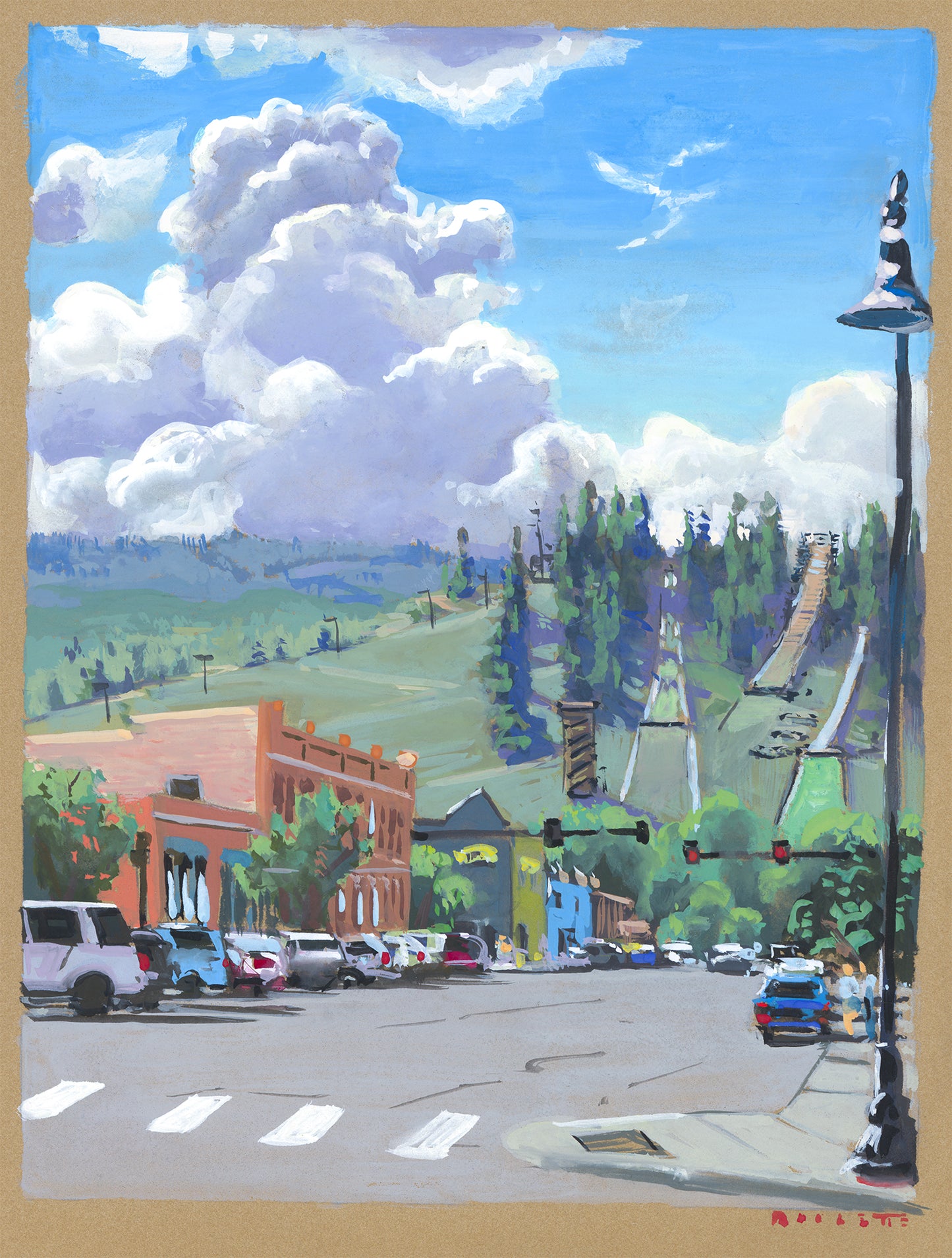 a cowboy town with a skiing problem