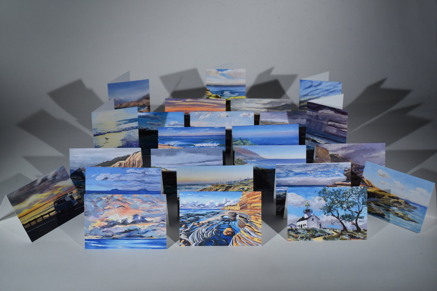 Greeting Card Set Coastal Paintings