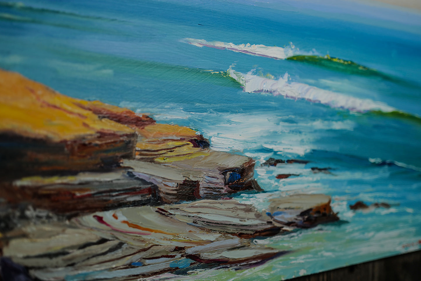 Waves at Cliffs
