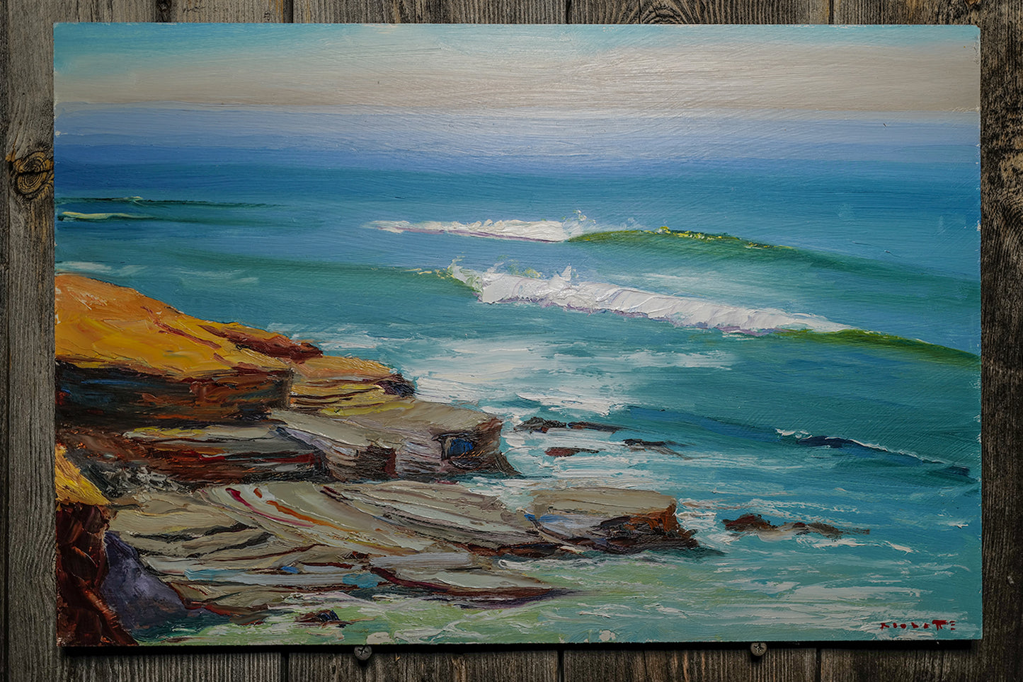 Waves at Cliffs